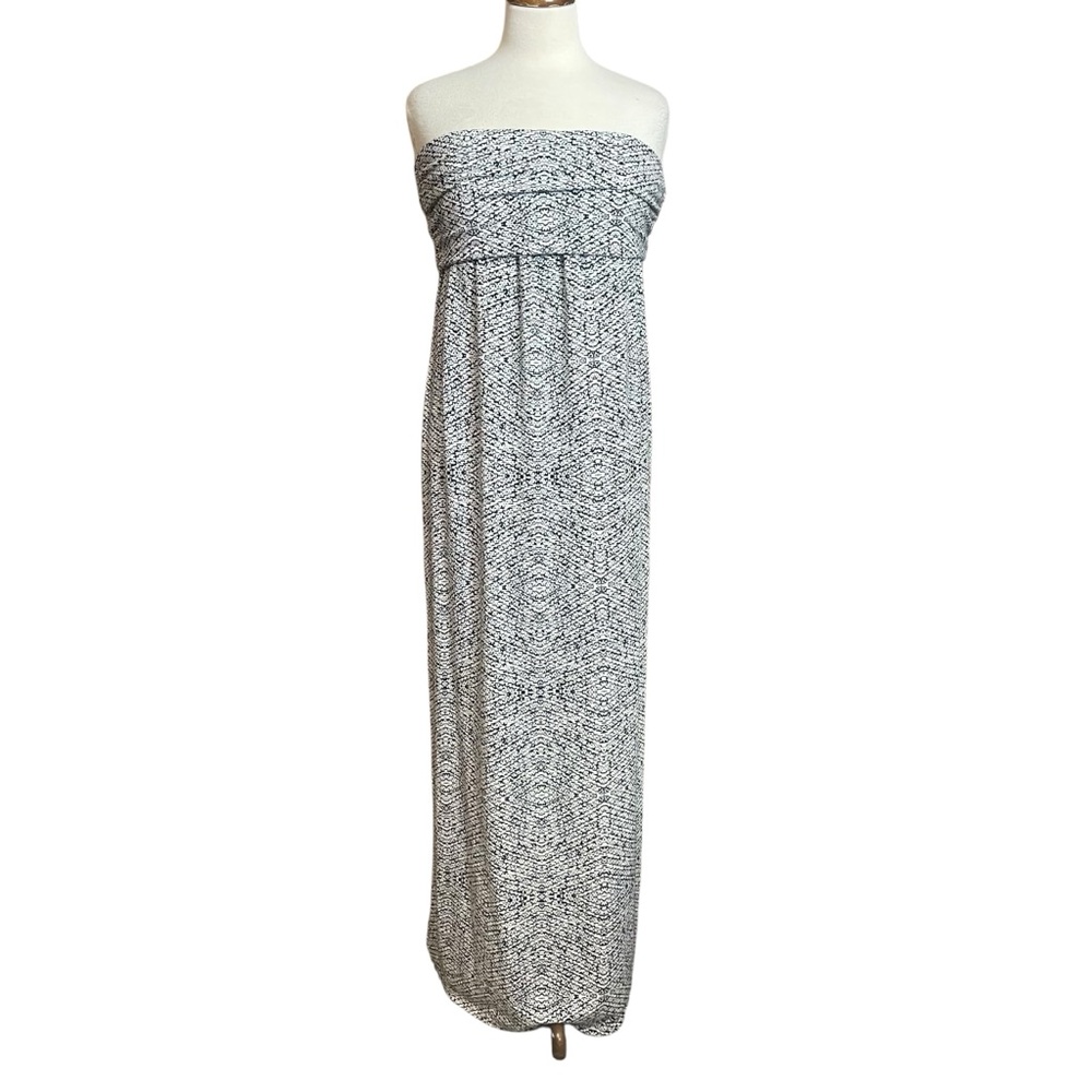 Ann Taylor strapless knit maxi dress large